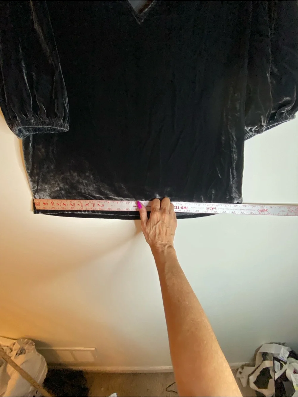LOFT velvet blouse